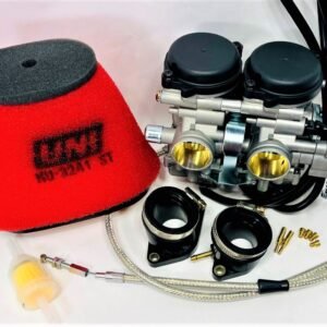 01-05 Raptor 660 Carb Kit Carburetor Cable UNI Filter Complete Stock OEM Replace