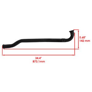 1261005-489 1261005-029 Exhaust Pipe For Polaris Scrambler 500 2000-2012 - Image 2