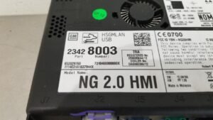 14 CHEVY SILVERADO 1500 HUMAN MACHINE INTERFACE HMI 23428003 - Image 4