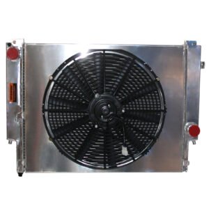 1841 Aluminum Radiator +Fan shroud Fit BMW M3 Z3 325i 328i 323i 92-01 MT SPAWON - Image 2