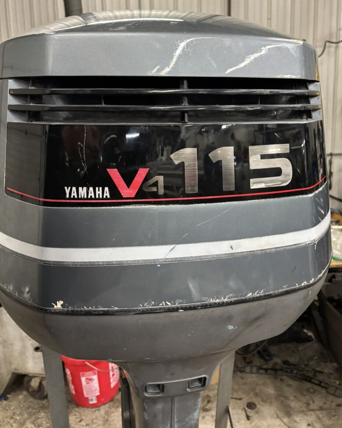 1991 Yamaha 115 two stroke long shaft 20" trim/tilt remote electric Freshwater - Image 4