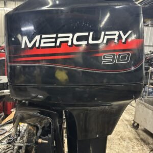 1996 Mercury 90 oil injected two stroke long shaft/ XL tiller/remote freshwater