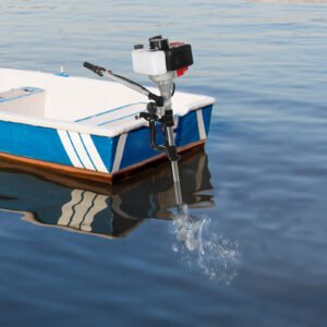 2 Stroke 5.5HP Outboard Motor Marine Boat Engine CDI Long Shaft Air Cooling 44cc