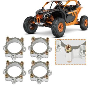 2" Wheel Spacers 2 Pair Alba Racing 4/137-12 Fits all models Can Am X3 1000