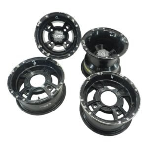 2001 YAMAHA RAPTOR 660R YFM660R AFTERMARKET FRONT & REAR RIM SET - Image 2