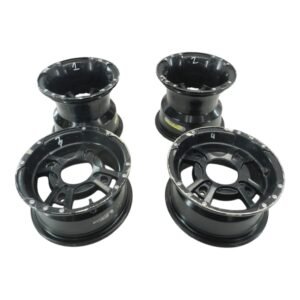 2001 YAMAHA RAPTOR 660R YFM660R AFTERMARKET FRONT & REAR RIM SET