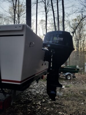 2014 Model Lehr 15 Hp 4-Stroke Gas Long Shaft Outboard Motor - Image 2