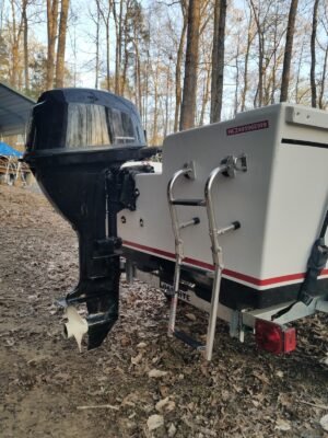 2014 Model Lehr 15 Hp 4-Stroke Gas Long Shaft Outboard Motor - Image 3