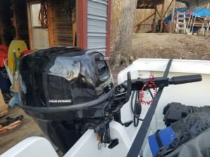 2014 Model Lehr 15 Hp 4-Stroke Gas Long Shaft Outboard Motor - Image 4