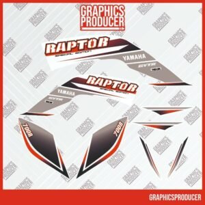 2018 Yamaha Raptor 700 Replica Decals Graphics 700R Stickers Redesign White