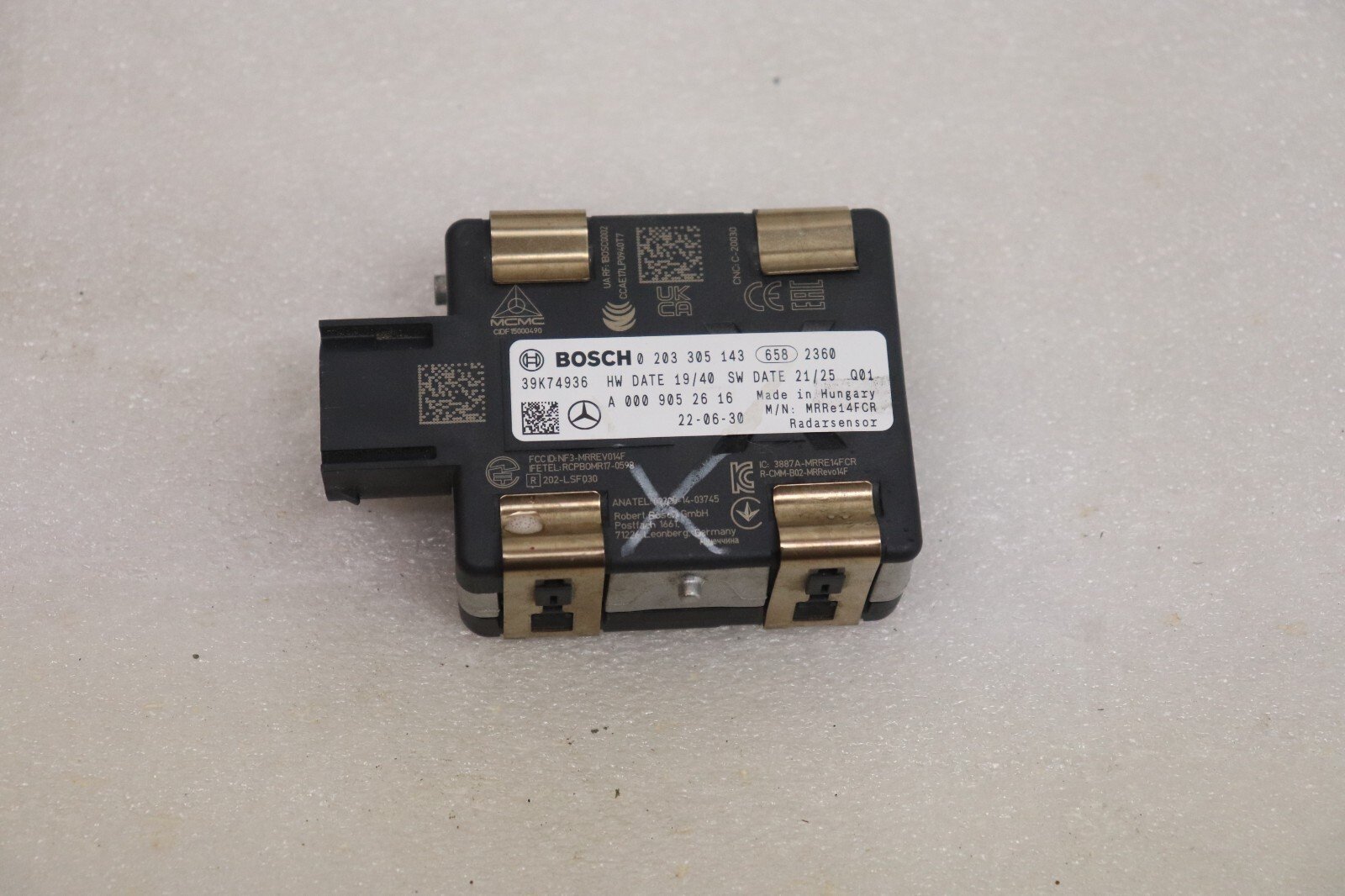 2020-2023 OEM Mercedes GLB X247 Front Distance Sensor Radar Module A0009052616 - Image 2