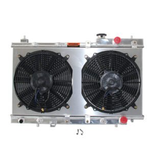 2051 Aluminum Radiator + Fan Shroud For Honda CRV 2.0 L4 1997-2001 AT SPAWON - Image 2