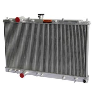 2208 Aluminum SPAWON Radiator For Mitsubishi Mirage DE ES LS 1997-02 1.8L L4 AT - Image 2