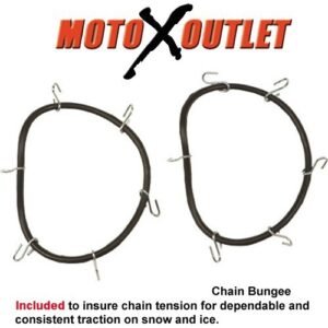 25X10-12 Atv Tire Chains 25X10X12 26x10-12 25 10 12 Snow Ice 26x10x12 V Bar UTV - Image 3