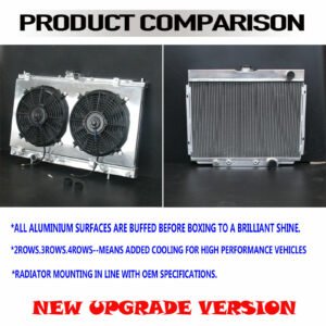 2627 Aluminum Radiator Fit BMW E46 M3 L6 3.2L S54 B32 2001-2006 3Row MT SPAWON - Image 4