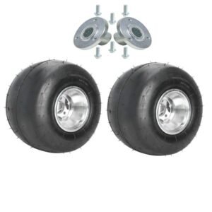 2pc 11x7.10-5 11x7.10x5 Rear Tires Wheels Axle Hub for Racing Karting Drift Bike