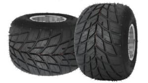2pc 11x7.10-5 5'' Rear Wheel Rain Tire Tubeless Go Kart Buggy ATV Quad Pit Bike