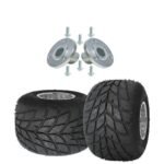 2PC 5" Rain 11x7.10-5 11x7.10x5 Wheel Tire Rim + Hub Go Karting Trike Mini Bike