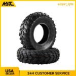 2Pcs 23×7-10 23×7×10 ATV UTV Tires 6Ply All Terrain Go Kart Golf Cart Tire Black