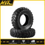 2Pcs Black 23×7-10 23×7×10 ATV UTV Tires 6Ply All Terrain Go Kart Golf Cart Tire