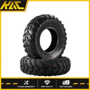 2Pcs Black 23×7-10 23×7×10 ATV UTV Tires 6Ply All Terrain Go Kart Golf Cart Tire