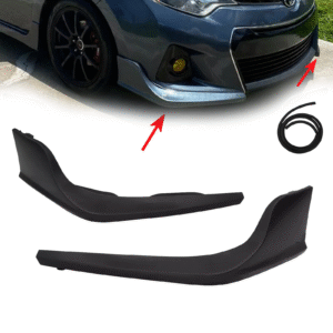 2pcs For 2014 2015 2016 Toyota Corolla S Front Bumper Lip Spoiler Body Kit 14-16
