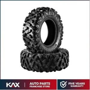 2x 25x8-12 6Ply 25x8x12 ATV UTV Tires 25-8-12 Go Kart Golf Cart All Terrain