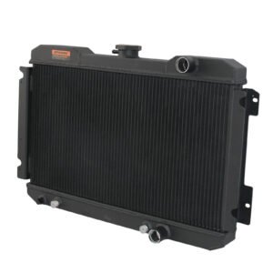 3 Row Aluminum SPAWON Black Radiator For 1983-1985 Nissan 720 2.0L L4 AT MT 943 - Image 2