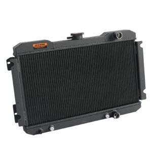 3 Row Aluminum SPAWON Black Radiator For 1983-1985 Nissan 720 2.0L L4 AT MT 943 - Image 3