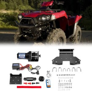3000 LBS Winch Mount Kit For 2005-2024 Kawasaki Brute Force 650/750 4x4 4x4i