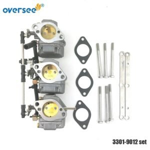 3301-9012 CARBURETOR SET New Model For MERCURY/MARINER 2T 3CLY 80-90HP Outboard