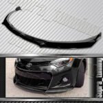 3PCS Front Bumper Spoiler Lip for 2014-2016 Toyota Corolla S (Painted Black)