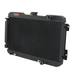 3Row Black Aluminum Radiator Fit 1983-1986 Nissan 720 2.4L 2.0L L4 SPAWON AT MT