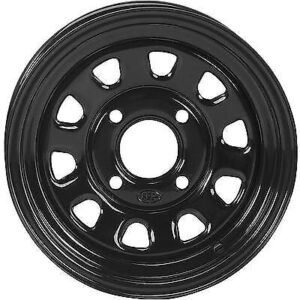 4 ATV/UTV Wheels Set 12in ITP Delta Steel Black 4/137 4+3/2+5 PRA - Image 2