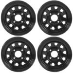 4 ATV/UTV Wheels Set 12in ITP Delta Steel Black 4/137 4+3/2+5 PRA