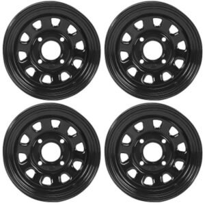 4 ATV/UTV Wheels Set 12in ITP Delta Steel Black 4/137 4+3/2+5 PRA