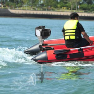 4 Stroke Outboard Motor 5.5HP Fishing Boat Engine Gasoline Air Cooled Motor 52cc - Image 2