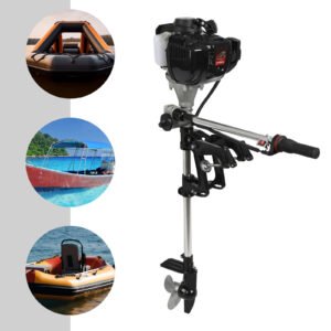 4 Stroke Outboard Motor 5.5HP Fishing Boat Engine Gasoline Air Cooled Motor 52cc - Image 3