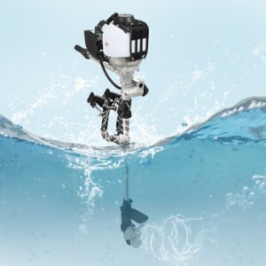 4 Stroke Outboard Motor 5.5HP Fishing Boat Engine Gasoline Air Cooled Motor 52cc