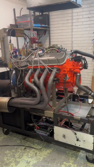 454 BBC 480 HP Big Block Chevrolet Engine 4 Bolt Main MK IV 7416 Steel 990 Heads - Image 2