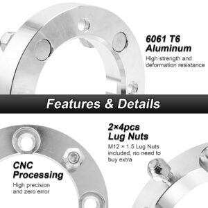 4PCS 1.0" 4x137 110mm Wheel Spacers For 2016-2025 Honda Pioneer 1000/Talon 1000 - Image 3