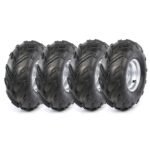 4pcs 16x8-7 Tire Rim Wheel 4x110mm Quad ATV Coolster 110cc 125cc Go Kart Mower