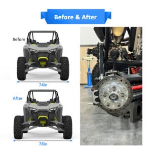 4PCS 2" Wheel Spacers adapter 5×114mm For 2022-2025 Polaris RZR Pro R 4 12x1.5 - Image 3