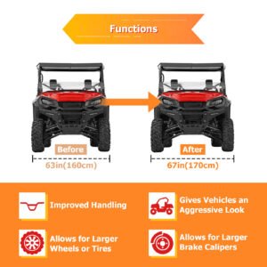 4Pcs 2.0" Wheel Adapter Spacer 4x137mm for Can-Am Maverick X3/X3 MAX 2017-UP - Image 3