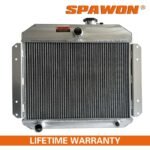 4Row SPAWON Radiator For Willys Aero Ace Station 1951-1953 2.6L L6 56mm MT 5153