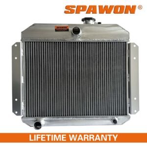 4Row SPAWON Radiator For Willys Aero Ace Station 1951-1953 2.6L L6 56mm MT 5153