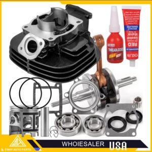 66mm Cylinder Crank Piston Top End Rebuild Kit For Yamaha Blaster 200 88-06 ATV