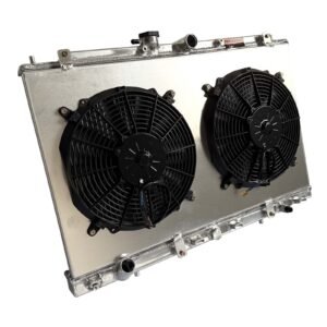 Aluminum Radiator + Fan Shroud For 2001-2003 Acura CL TL Base Type-S 3.2L V6 MT