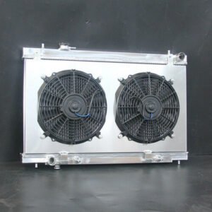 Aluminum Radiator + Fan Shroud For Nissan 350Z 3.5L V6 VQ35DE 2003-2006 2576 AT - Image 4