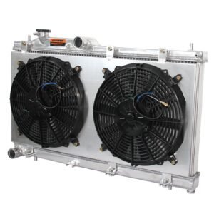 Aluminum Radiator With Fan Shroud For Impreza WRX 08-14 Subaru H4 2.5 2Row 13091 - Image 3
